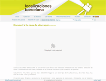 Tablet Screenshot of localizacionesbarcelona.com